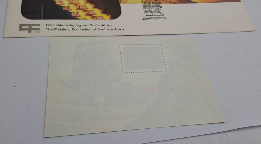 Johannesburg 1886-19861-The Philatelic Foundation of South Africa FDC +Miniature Sheet (6 Available)