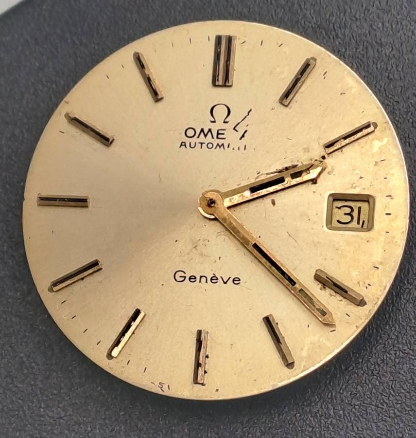 Vintage 1979's Omega Geneve 1012 Automatic Movement-Not working- for spares