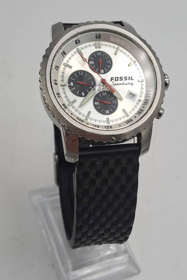 Pre-Owned Fossil Blue Speedway Mens Quartz 100m Watch -