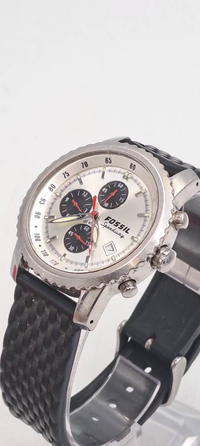 Pre-Owned Fossil Blue Speedway Mens Quartz 100m Watch -