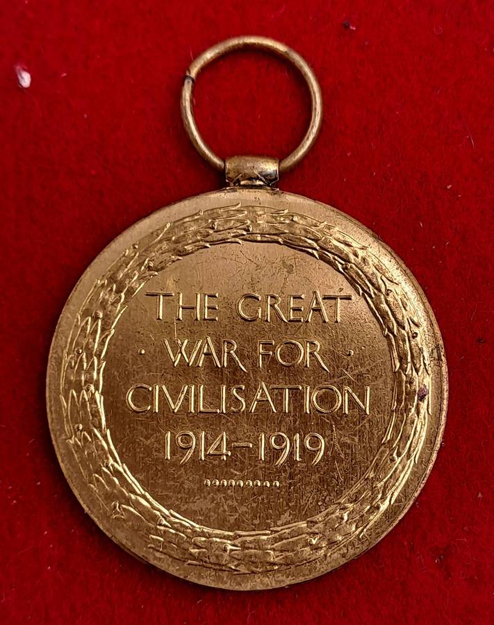 WWI British Victory Medal Awarded to Lieut. B.Goldsmith