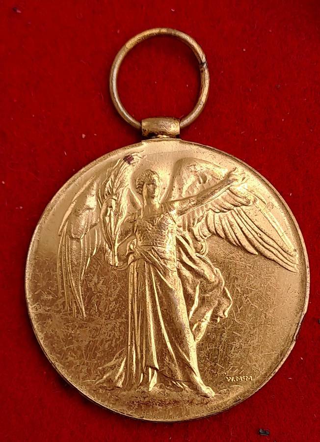 WWI British Victory Medal Awarded to Lieut. B.Goldsmith