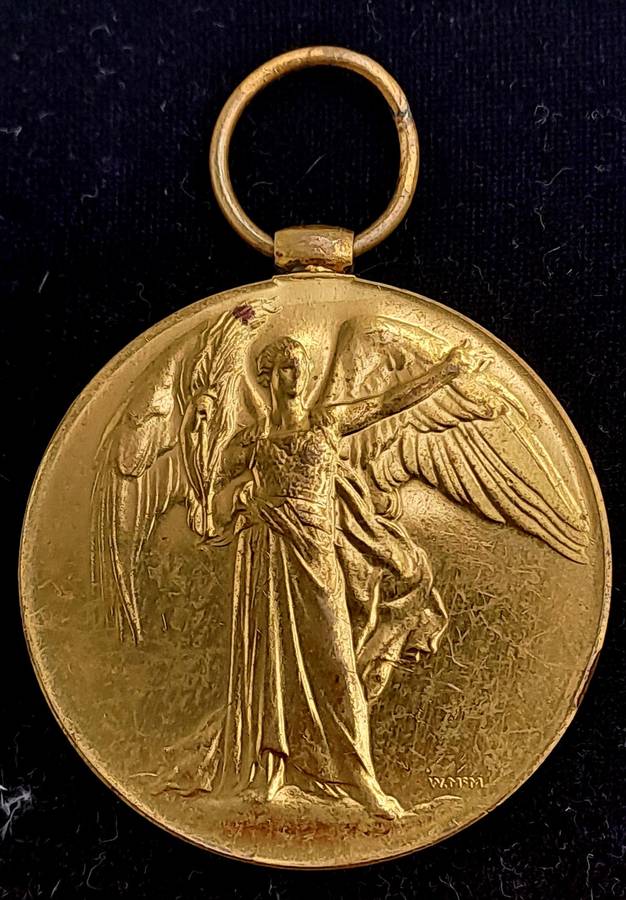 WWI British Victory Medal Awarded to Lieut. B.Goldsmith