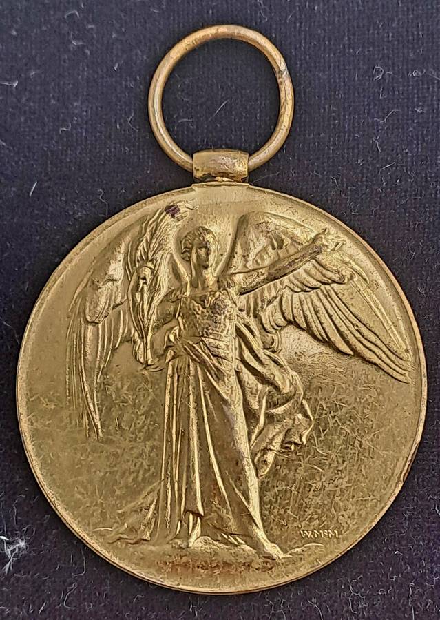 WWI British Victory Medal Awarded to Lieut. B.Goldsmith