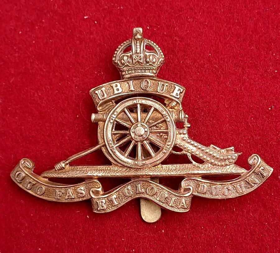 WWI-WWII ROYAL ARTILLERY Cap Badge