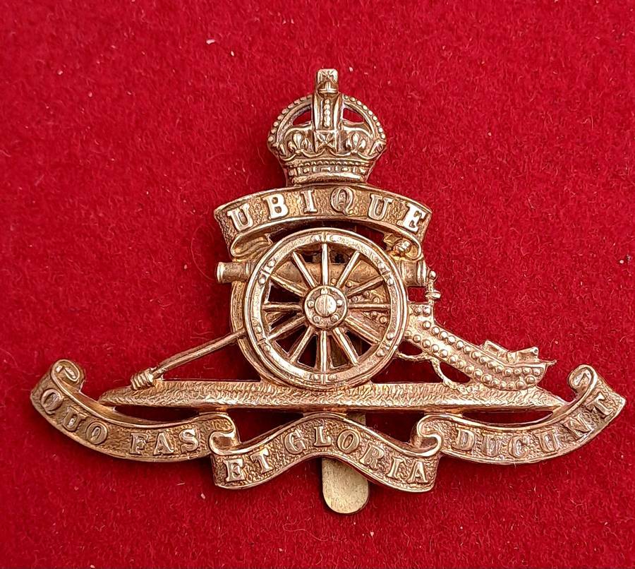 WWI-WWII ROYAL ARTILLERY Cap Badge