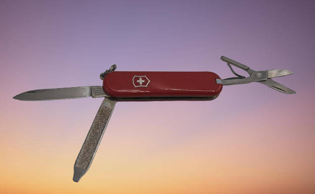 Vintage VICTORINOX Classic 53001 Multi-Function Red Swiss Army Knife -Unused-Boxed
