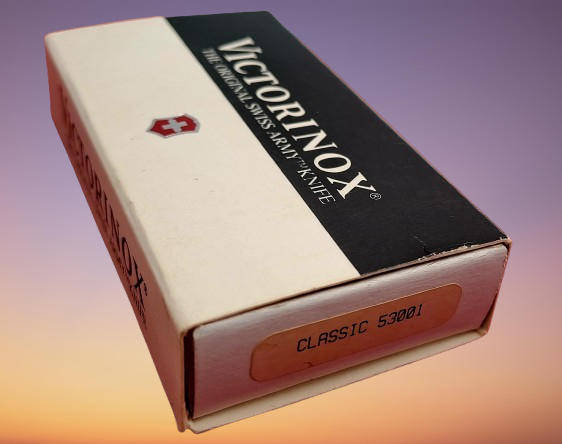 Vintage VICTORINOX Classic 53001 Multi-Function Red Swiss Army Knife -Unused-Boxed