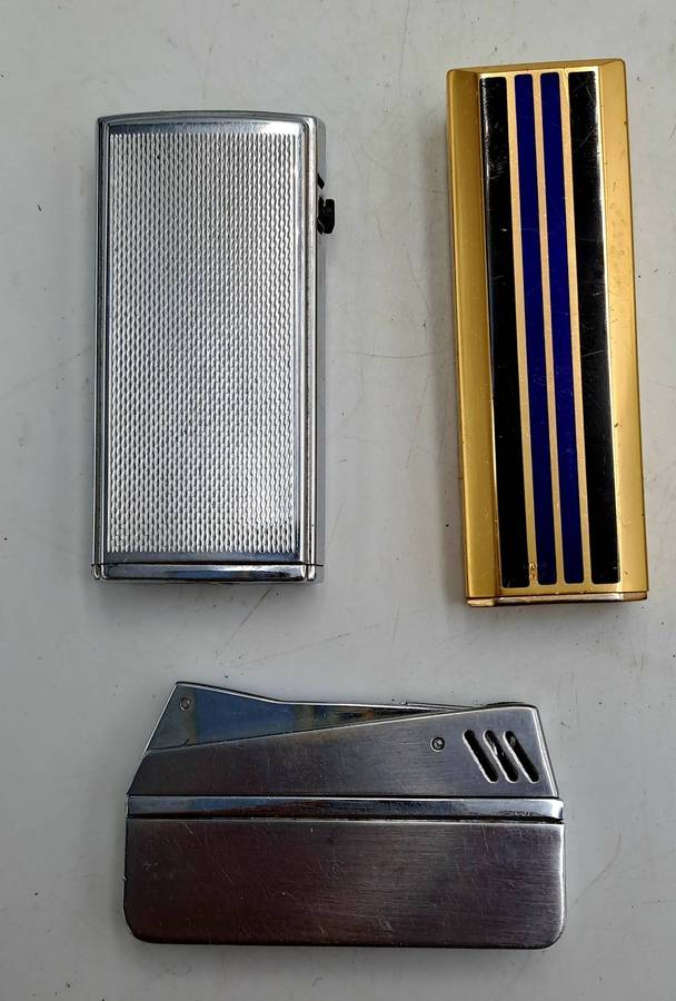3 Vintage Lighters -Not Working -sold as is- Ronson , Prince and Brother Light