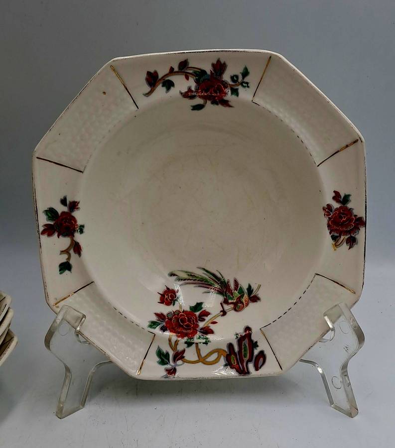 6 Vintage Royal Venton Ware Desert Bowls John Steventon & Sons