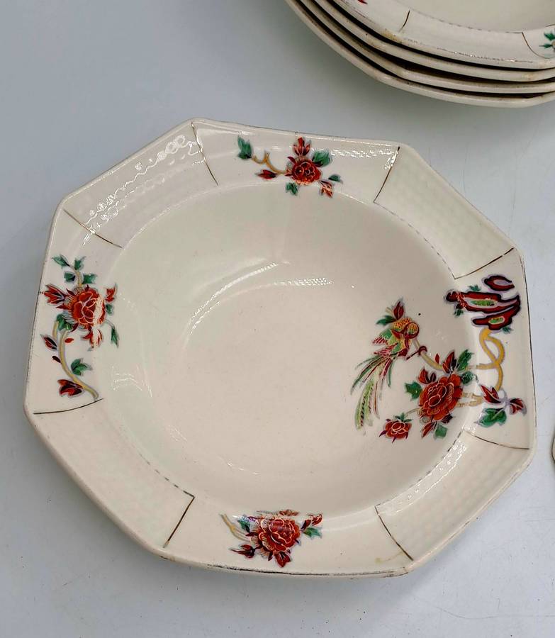 6 Vintage Royal Venton Ware Desert Bowls John Steventon & Sons