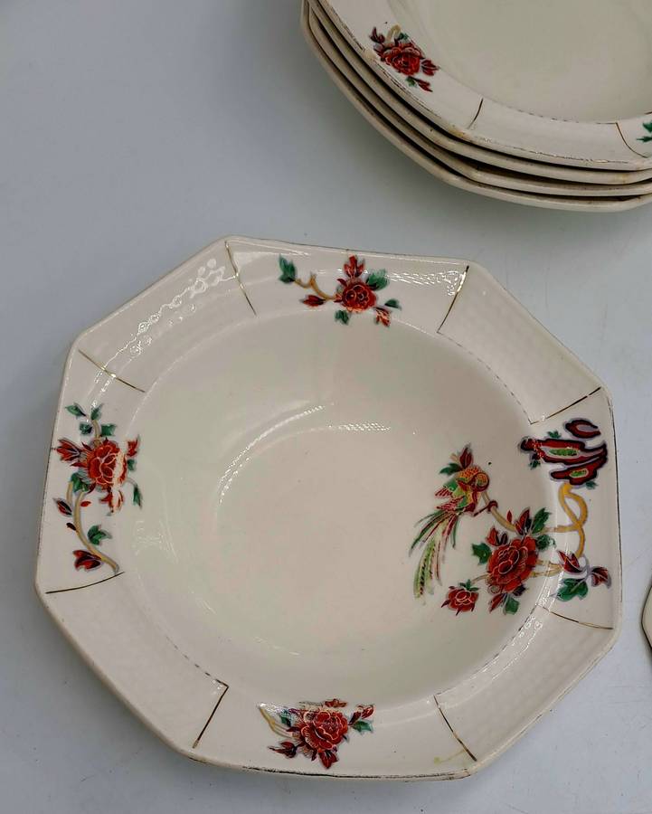 6 Vintage Royal Venton Ware Desert Bowls John Steventon & Sons
