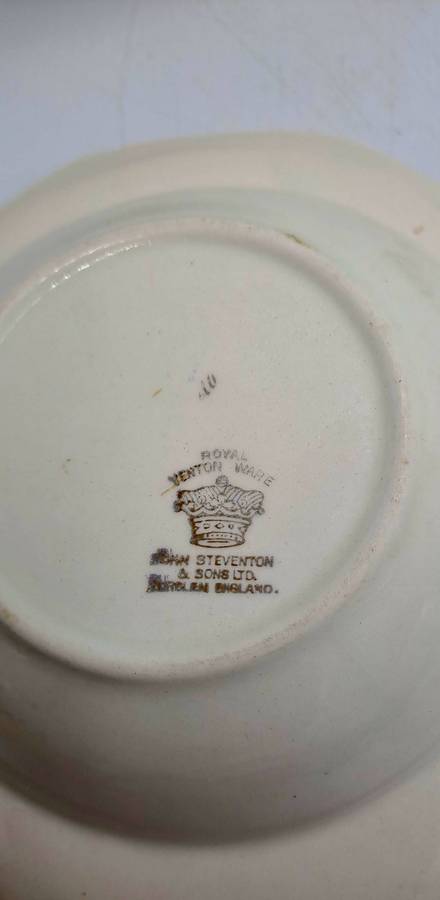 6 Vintage Royal Venton Ware Desert Bowls John Steventon & Sons