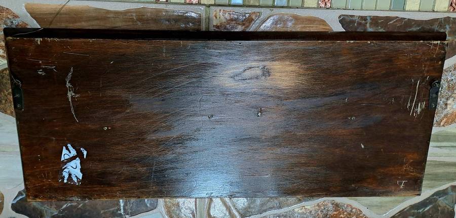Large Antique wood Plaque -Wedding-  73cm x 31cm x 5cm