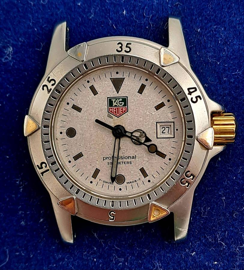 Original Pre-Owned Tag Heuer 2,95 Professional Quartz Watch -Working