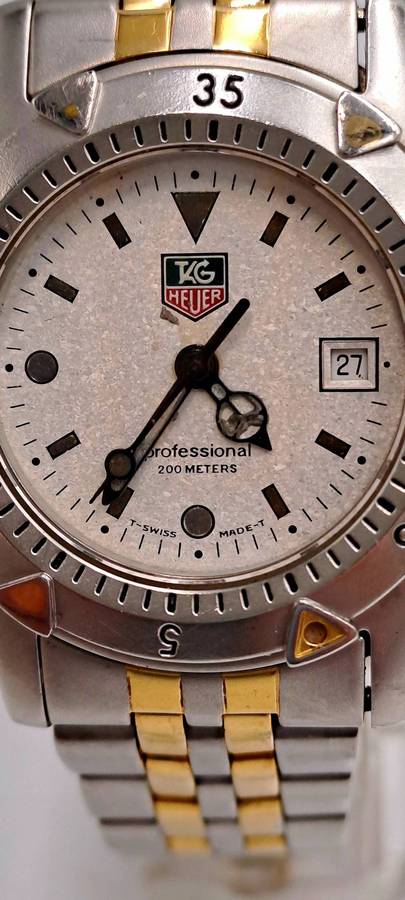 Original Pre-Owned Tag Heuer 2,95 Professional Quartz Watch -Working
