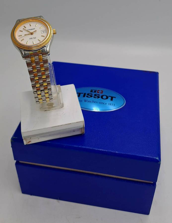 Original Pre-Owned ladies Tissot PR50 Quartz Watch -Working boxed