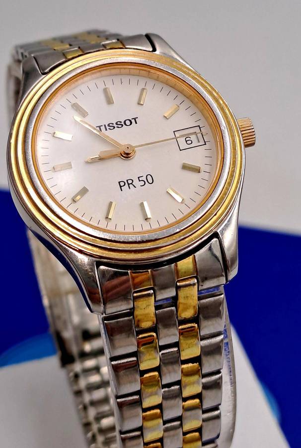 Original Pre-Owned ladies Tissot PR50 Quartz Watch -Working boxed