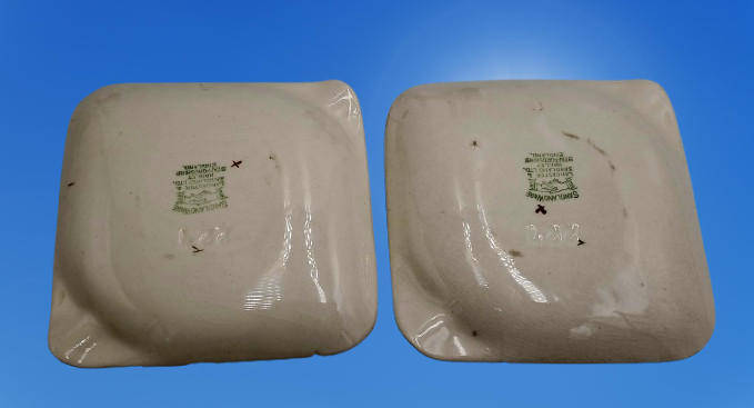 2 Vintage Sandland Ware Ashtrays by Lancaster & Sandland Oliver Twist and Betsy Prig