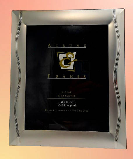 Silver Plated Photo Frame 20x25cm Hand Polished & Laquer Coated-Boxed-Tarnish Resistand