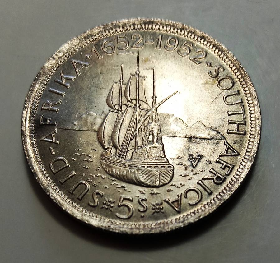 RSA, 5 Shilling, George VI, 1952