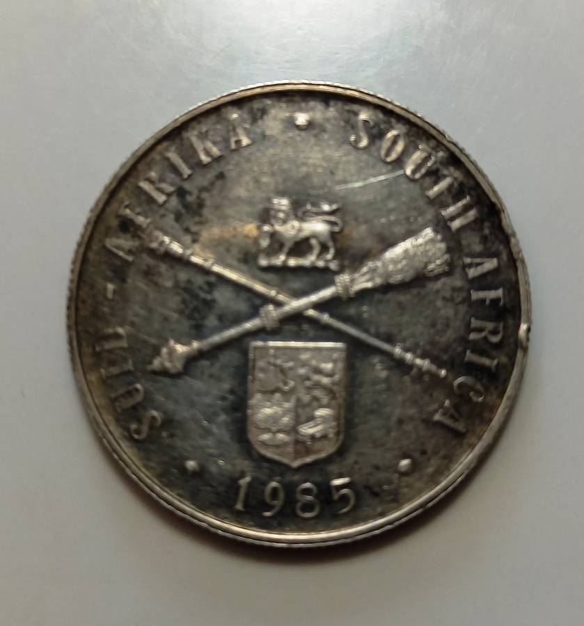 RSA 1 Rand Silver, Parliament.
