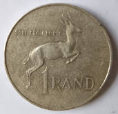 1967 1 Rand Dr. H.F Verwoerd, English - South Africa . Silver (.800) 15.0 g