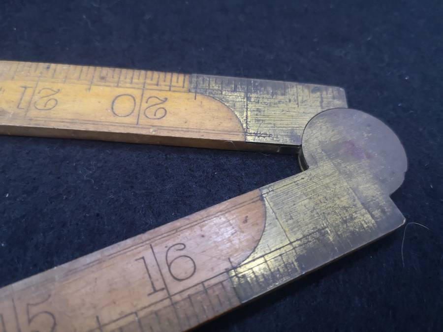 Vintage Rabone wooden measuring stick/ruler