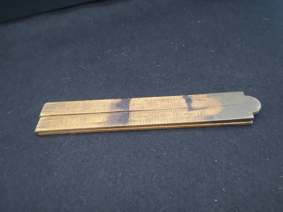 Vintage Rabone wooden measuring stick/ruler