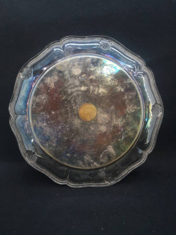 Silver plated tray