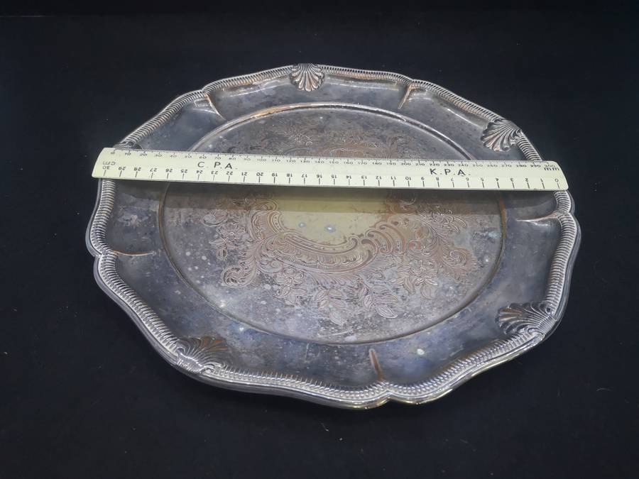 Silver plated tray