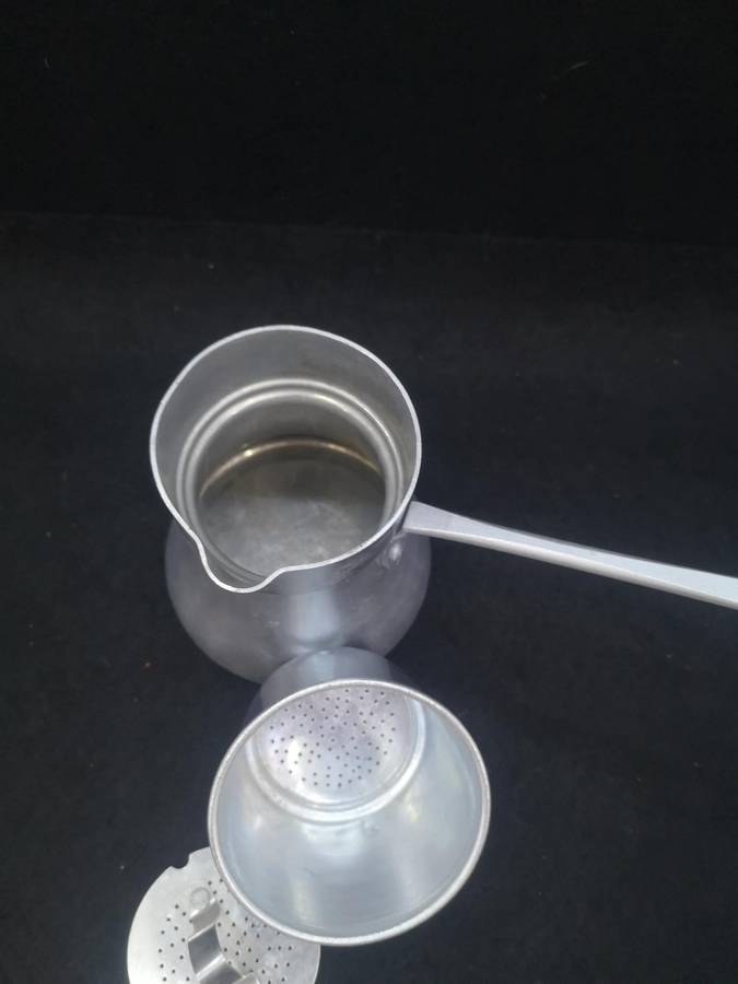 Turkish aluminum coffee pot Tournus France