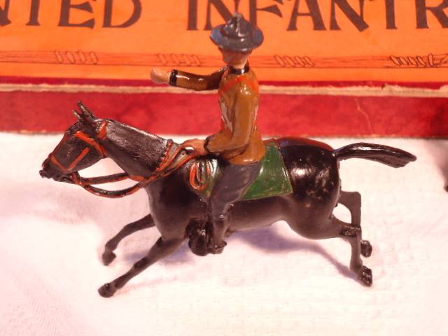 Britains - South African Mounted Infantry - 5 Mounted British Soldiers - Set 38 - #SB12 - RARE