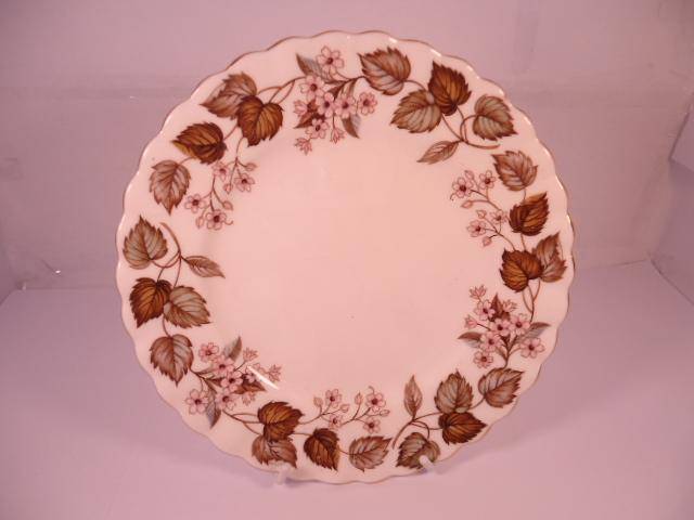 Royal Albert Bone China - 'Linden Lea' - Single Round Cake Plate with Stand