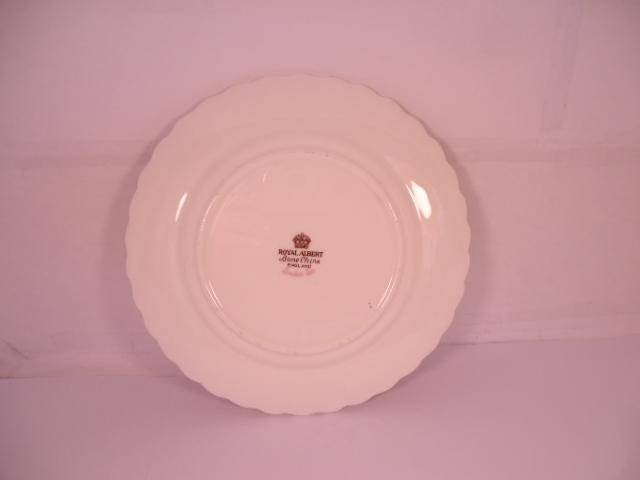 Royal Albert Bone China - 'Linden Lea' - Single Round Cake Plate with Stand