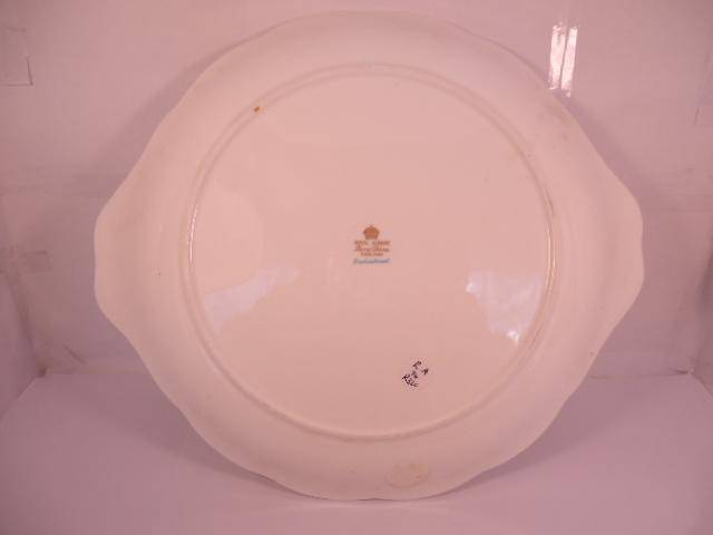 Royal Albert Bone China - 'Enhancement' - Single Cake Plate with Stand