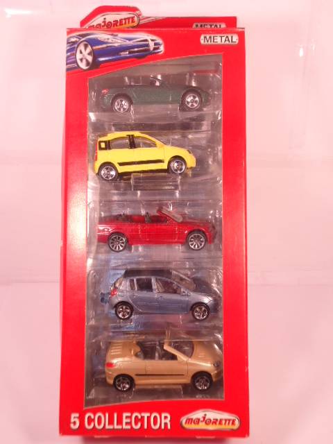 Majorette - Multipack of 5 Models - Mercedes, Renault, BMW, Renault, Fiat - #022032/1