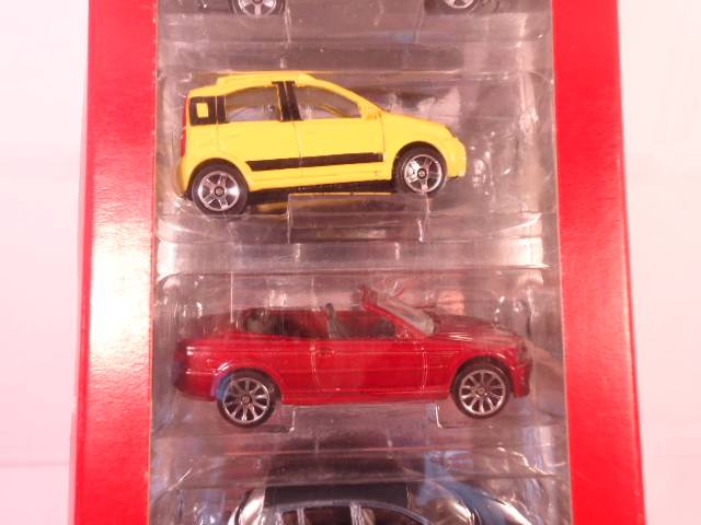 Majorette - Multipack of 5 Models - Mercedes, Renault, BMW, Renault, Fiat - #022032/1
