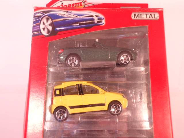 Majorette - Multipack of 5 Models - Mercedes, Renault, BMW, Renault, Fiat - #022032/1