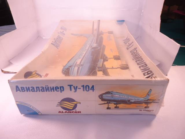 Alanger - Airliner Tu-104 - Plastic - Sealed - #50003