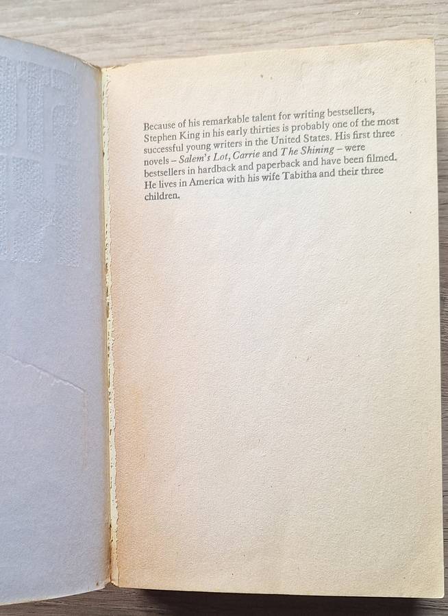 Dead Zone by Stephen King