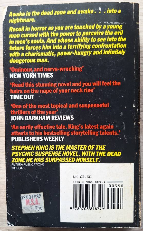 Dead Zone by Stephen King