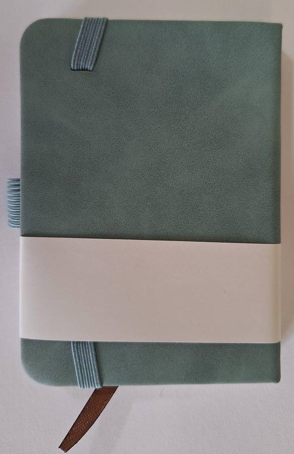 Pale Green journal 98 pages A7 size