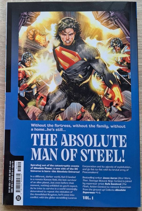 Absolute Superman vol.1 Last Dust of Krypton Graphic Novel