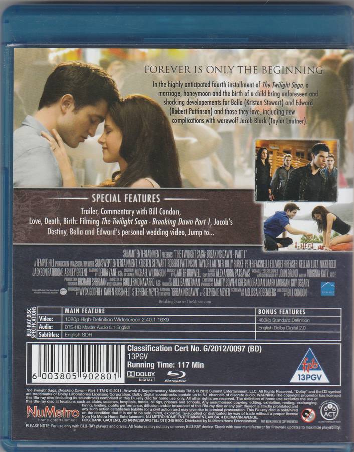 The Twilight saga: Breaking Dawn part 1