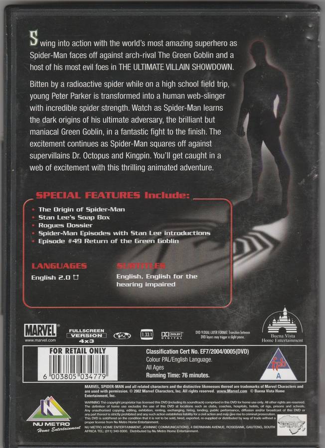 Spider-man The ultimate villain showdown