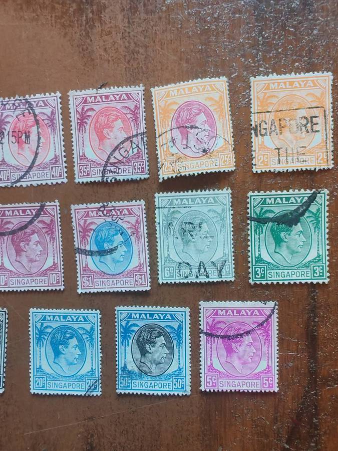 Malaya - Singapore stamps lot