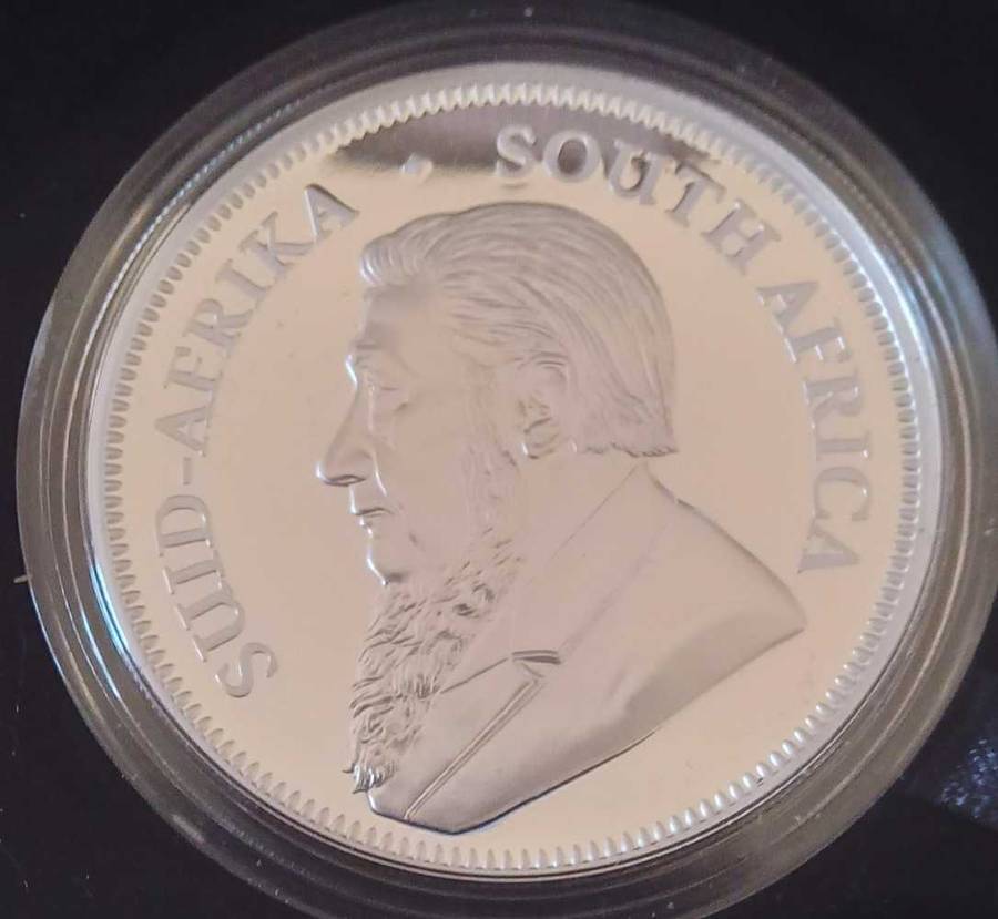 SOUTH AFRICAN ONE OUNCE KRUGERRAND SILVER"" GREAT PROOF""2024