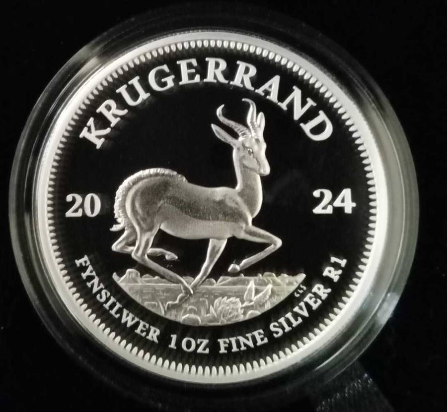 SOUTH AFRICAN ONE OUNCE KRUGERRAND SILVER"" GREAT PROOF""2024