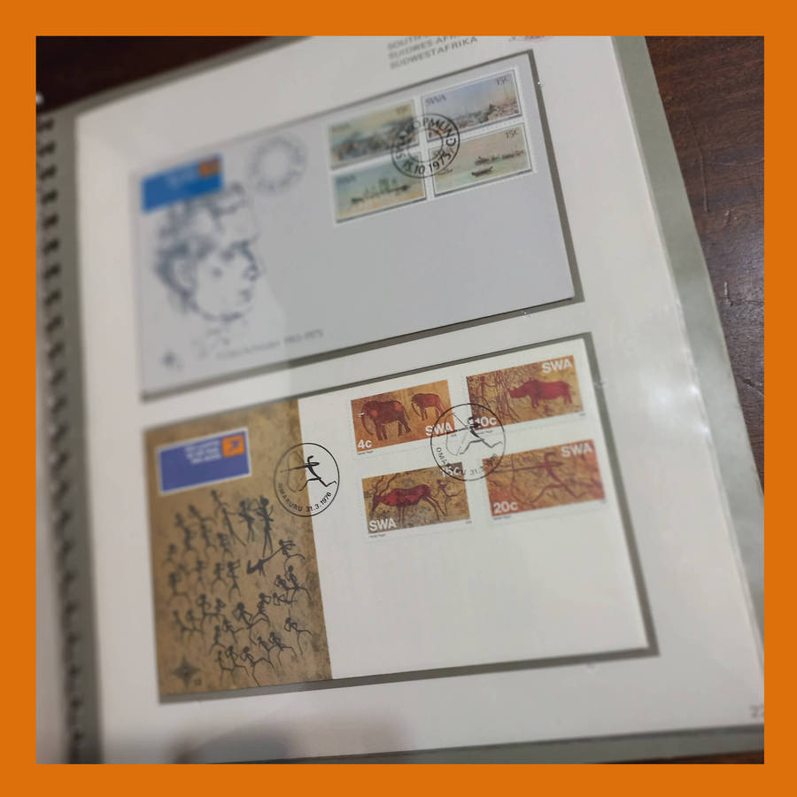 SWA Preprinted Album with Dust Cover Stamps and FDC's over 3kg